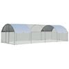 Costway Large Walk-in Chicken Coop Farm 7.6x2.8x1.95m