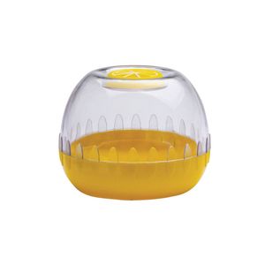 Cuisena 8.5cm Plastic Fresh Citrus Keeper Pod - Yellow