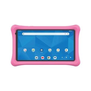 Laser 7-Inch Android 15 Tablet with Pink Bumper Case
