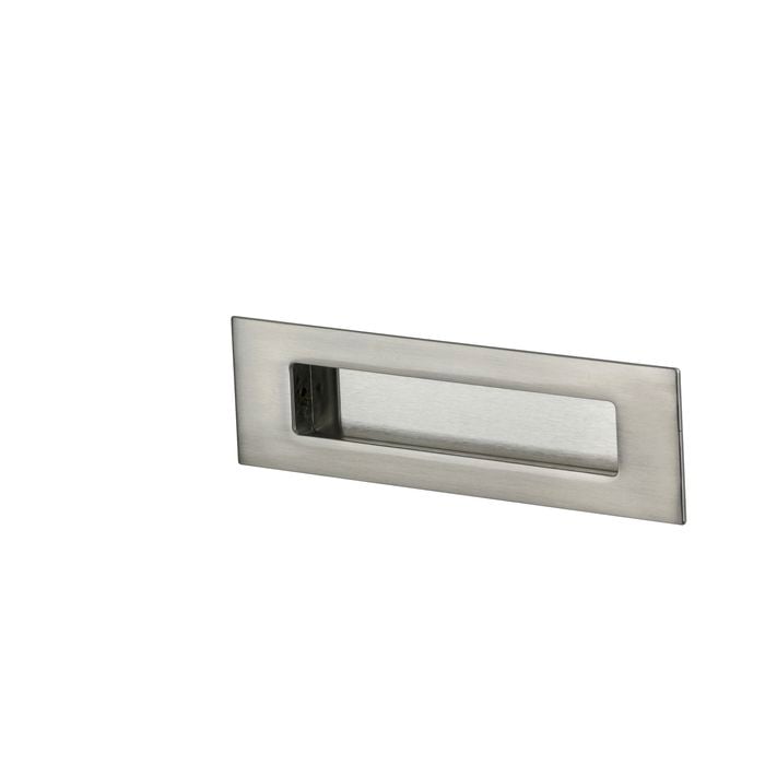 Sylvan 160mm Satin Nickel Plate Flush Pull