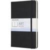 Moleskine Art 200gsm Thread Bound Watercolour Notebook Draw/sketch Paper L Black