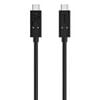 AUKEY CB-TCC241 Hyper-Link USB-C to USB-C Cable USB4 40Gbps 240W 0.8m - Black