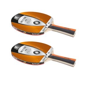 2PK Sunflex Motion A25 Table Tennis Bat/Paddle High Control 1mm Sponge Pips In