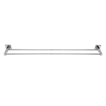 Estilo 600mm Chrome Lille Double Towel Rail - 600mm
