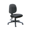 Buro Mondo Java Medium Back Office Chair 3 Lever Mechanism Black Fabric Seat And Back