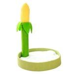Furbulous Corn Cob Cat Scratching Post with Calming Cat Bed Fluffing soft for Kitty to Rest and Sleep