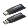 2PK Verbatim Store'n'Go V3 USB 3.0 Stick Flash Drive 32GB Storage f/Laptop/PC Gr
