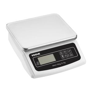 Vogue Digital Platform Scale Weighstation Electronic Stainless Steel 15kg