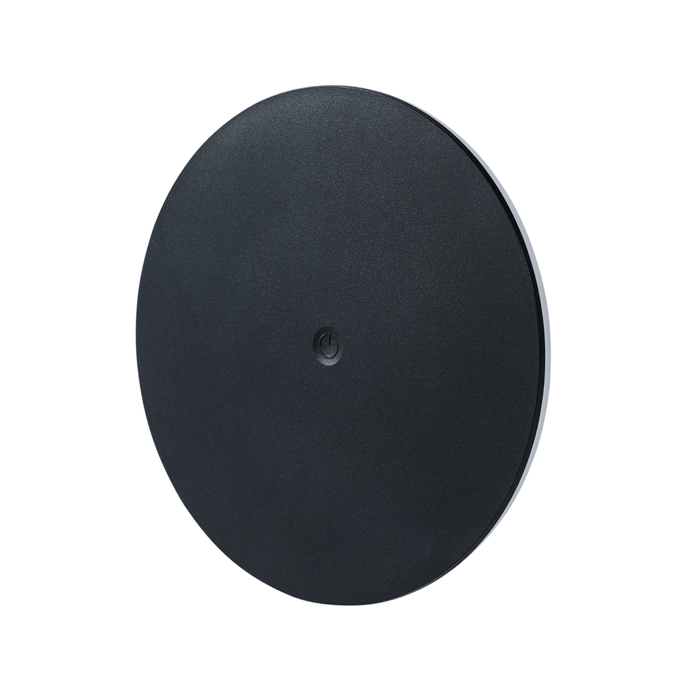 Jackson Link Matte Black Round Wall Light