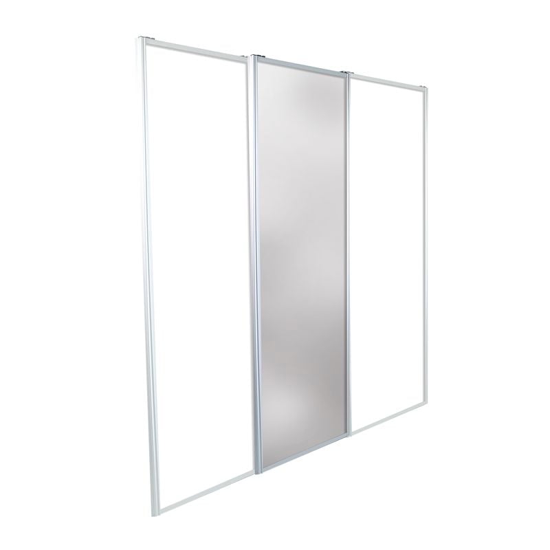 Lugna 2400 x 1801 - 2700mm 1 Mirror 2 Melamine 3 Door Combo Package