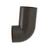Marley 80mm 95° Flaxblack FF Downpipe Socket Bend