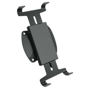 P&P Black Universal Tablet Clamp Mount Compatible With Vesa Monitor Arms For Secure Device Holding