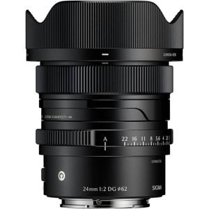 Sigma 24mm f/2 DG Contemporary Lens - Sony E-mount Black