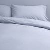 Canningvale Queen Bed Quilt Cover Set Vintage Softwash Cotton Misty Blue