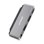 mbeat Elite Mini 4 In 1 USB-C Mobile Hub - Grey