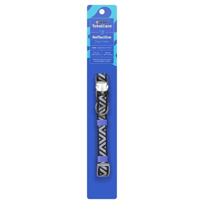 Purina Total Care Small Navy Reflective Dog Collar