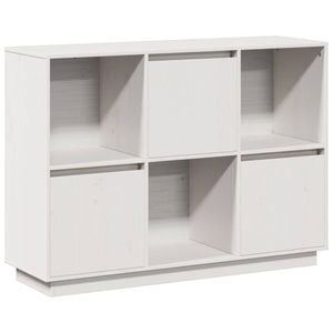 vidaXL Sideboard White Cupboard Storage Cabinet Home Organiser