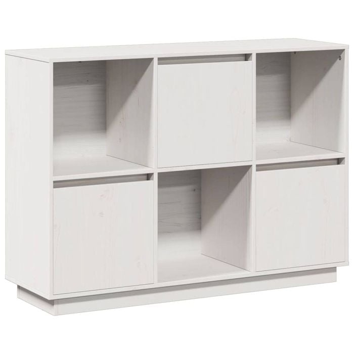 vidaXL Sideboard White Cupboard Storage Cabinet Home Organiser