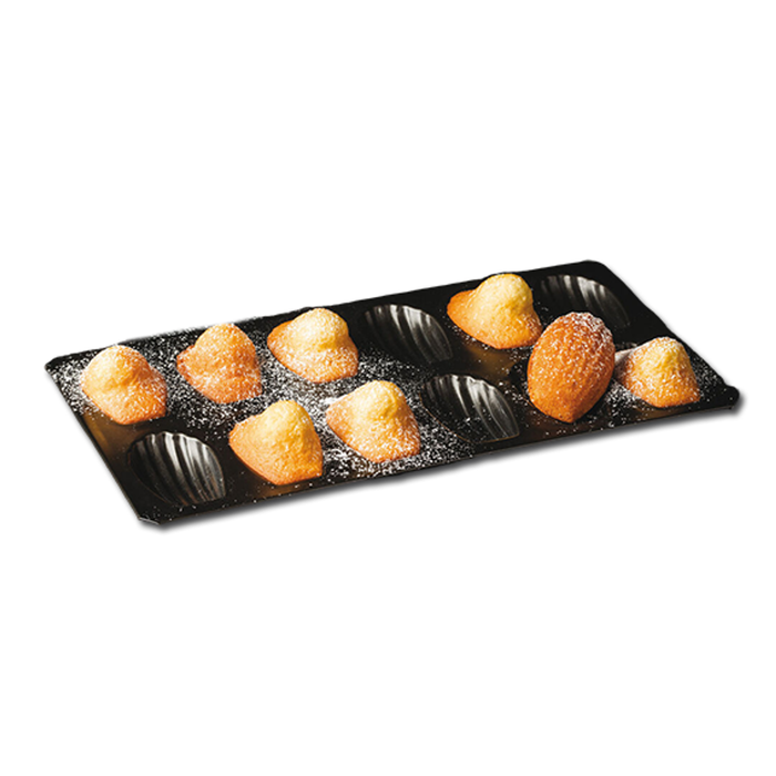 Matfer Bourgeat Exopan 12-Madeleines Sheet - 80mm