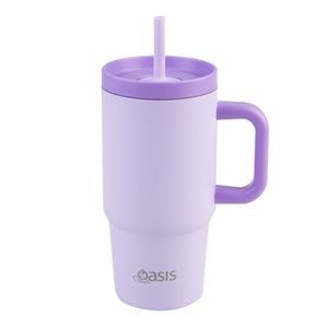 Oasis Stainless Steel Double Wall Junior 700ml Travel Tumbler - Lilac
