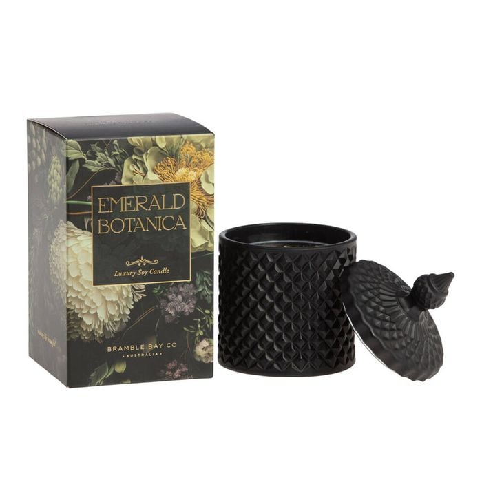 Bramble Bay Vintage Floriade Emerald Botanica Scented Candle 250g