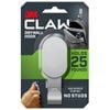 3M 11kg Silver CLAW Wall Hooks