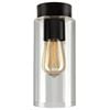 Brilliant 10cm Black Matt Juno DIY Install Batten Fix Light Shade