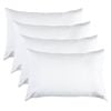 Hacienda 100 Percent Cotton Pillow Cover With 800g Poly Fill,  Hypoallergenic, Antibacterial, And Cooling Technology  4 Pk