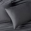 Gioia Casa Vintage Washed 100% Cotton Standard Pillowcase 2 Pcs - Charcoal
