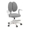 PlayPals Kids Ergonomic Study Chair Adjustable Height Gravity Lock Wheels Grey