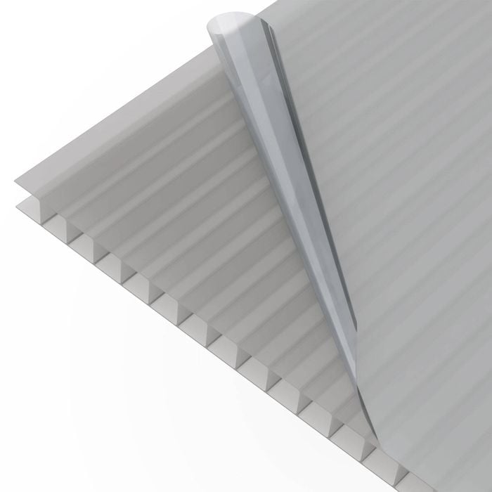 Suntuf 10mm x 7.0m Solar Control Grey Sunlite Twinwall Polycarbonate Roofing