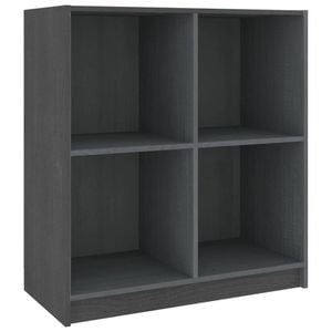 vidaXL Solid Pinewood Sideboard Grey Storage Cabinet Cupboard Home Organiser