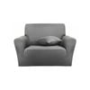 SOGA Sofa Cover 1-Seater Grey 90–140cm