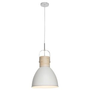 Mercator Matte White Calico Pendant Light