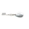 Ecogear Metal Blade For Soft Plastic Fishing Lure Silver Round
