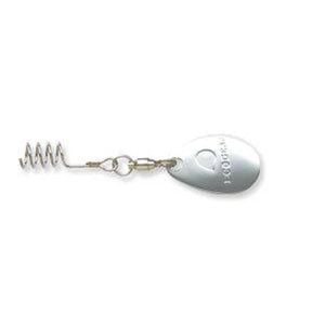 Ecogear Metal Blade For Soft Plastic Fishing Lure Silver Round