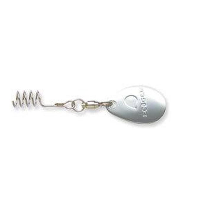 Ecogear Metal Blade For Soft Plastic Fishing Lure Silver Round