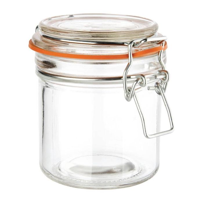 Vogue Preserve Jars Clip Top Glass 285ml 6 Pack