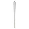Adoored 53 - 30 x 730mm White Round Tapered Pine Furniture Leg
