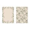 2PK Ashdene Cotton 70cm Elegant Rose Cream Kitchen Towel - Beige