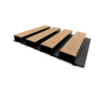 QuickBoard 210 x 21mm 2.7m Tas Oak Castellated PVC Composite Timber Wall and Ceiling Lining Board - 2 Pack - Tasmanian Oak 2.7m