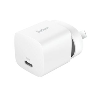 Belkin Boostcharge 25w Wall Chargerwith Usb-c Output - White