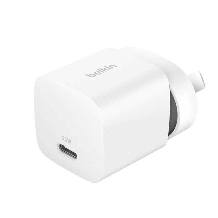 Belkin Boostcharge 25w Wall Chargerwith Usb-c Output - White