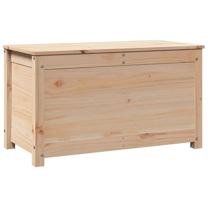 vidaXL Storage Box Pine Pack Blanket Tool Box Chest Home Organiser