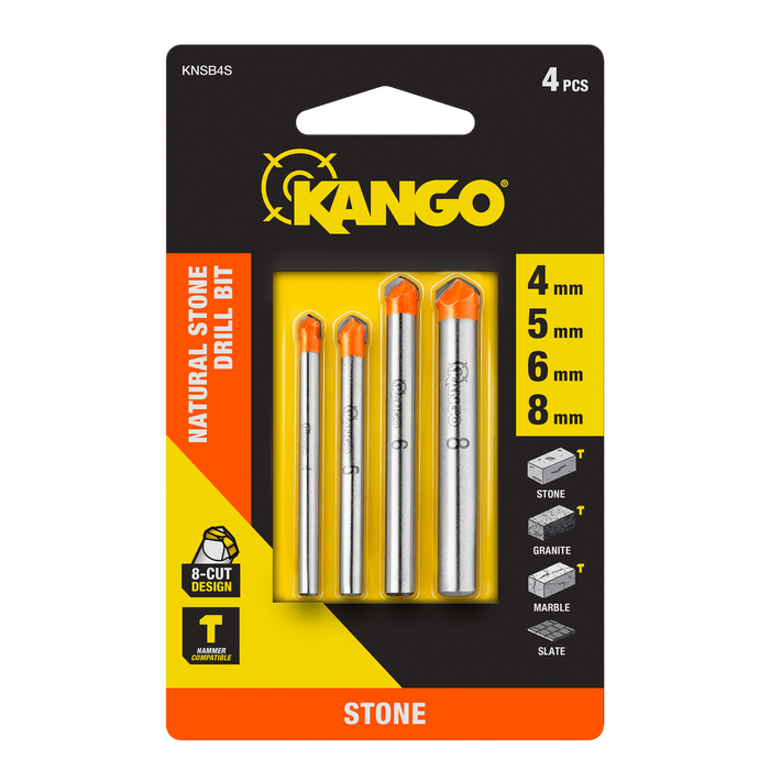 Kango 4 Piece Natural Stone and Tile Set