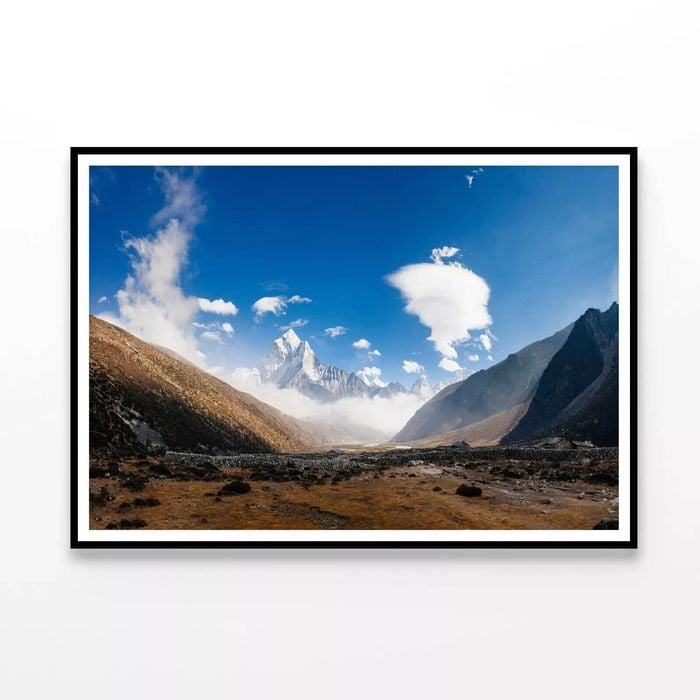 Mountains on the Way  Print 100% Australian Made 120x90cm  (Poster)
