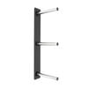 Smai Wall Mounted Bumper Plate Storage With Chrome Pegs -