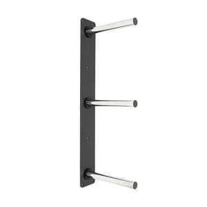 Smai Wall Mounted Bumper Plate Storage With Chrome Pegs -