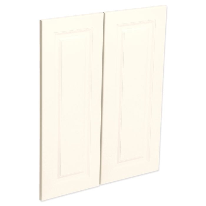 Kaboodle Antique White Heritage Corner Wall Cabinet Doors - 2 Pack