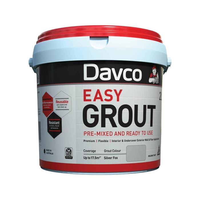 Davco 2L Silver Fox Ready To Use Easy Grout